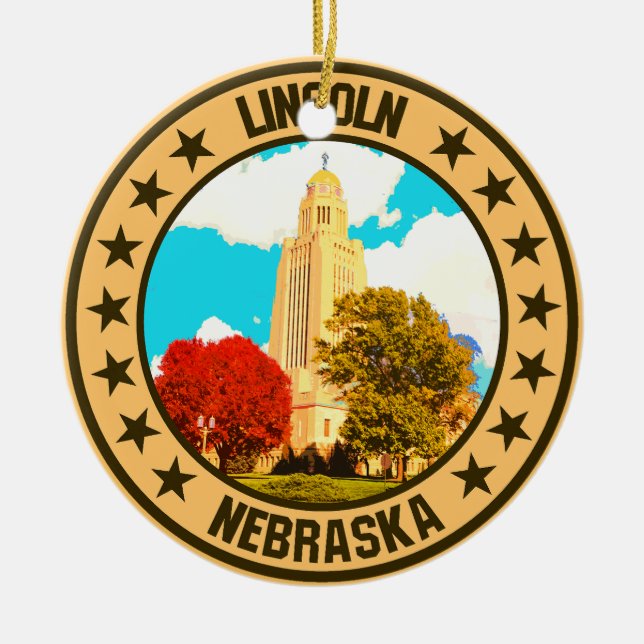 Décoration En Céramique Lincoln (Devant)