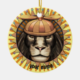 Décoration En Céramique Lion Beanie