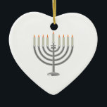 Décoration En Céramique Lit Hanoukka argenté Menorah avec l'étoile de<br><div class="desc">Lit Hanoukka argenté Menorah avec l'étoile de David. Perfectionnez pour célébrer Hanoukka ! 
 Avez-vous su ? Vous pouvez customiser cet article en cliquant sur la "personnaliser il" !</div>