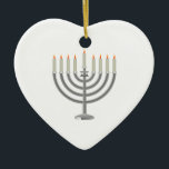 Décoration En Céramique Lit Hanoukka argenté Menorah avec l'étoile de<br><div class="desc">Lit Hanoukka argenté Menorah avec l'étoile de David. Perfectionnez pour célébrer Hanoukka ! 
 Avez-vous su ? Vous pouvez customiser cet article en cliquant sur la "personnaliser il" !</div>