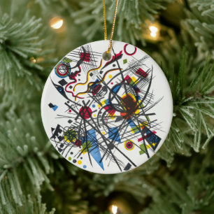 Décoration En Céramique Lithographie pour Vierte Bauhausmappe par Kandinsk