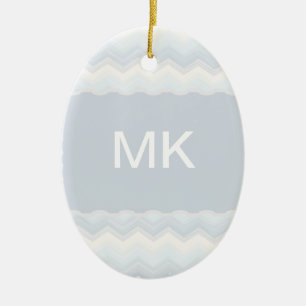 Décoration En Céramique L'océan ombrage l'aquarelle Chevron