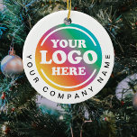 Décoration En Céramique Logo d'entreprise Noël promotionnel<br><div class="desc">Excellent objet promotionnel de la société d'affaires. Ajoutez simplement votre propre logo et customisez les détails de l'entreprise en utilisant le modèle fourni.</div>