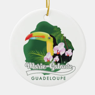 Décoration En Céramique Logo Marie Galante Guadeloupe