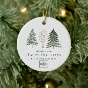Décoration En Céramique Logo professionnel minimaliste Noël