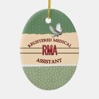 DÉCORATION EN CÉRAMIQUE LOGO RMA ADJOINT MÉDICALE ENREGISTRÉ