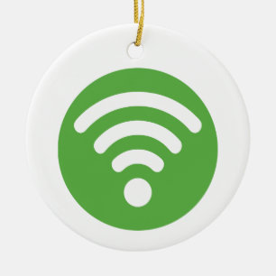 Décoration En Céramique Logo WiFi