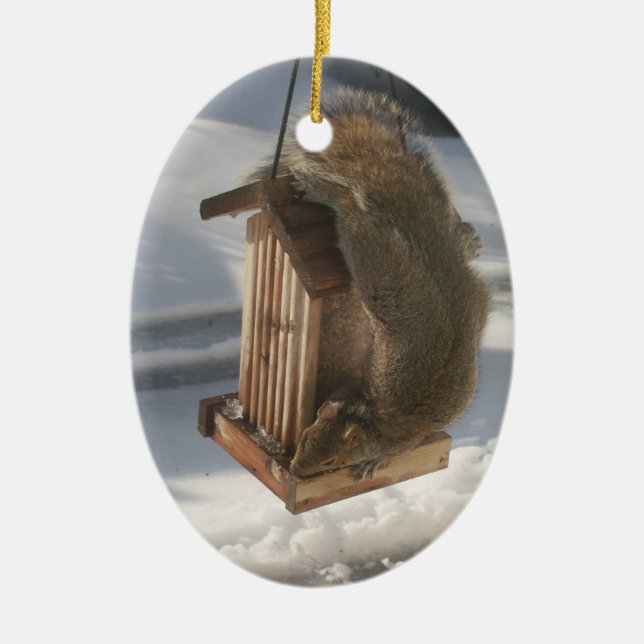Décoration En Céramique L'ornement de l'écureuil (Devant)