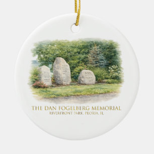 Décoration En Céramique L'ornement de Noël en mémoire de Dan Fogelberg
