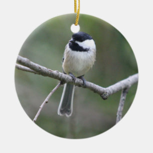 Décoration En Céramique L'ornement du chickadee