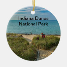 L'ornement du parc national des dunes d'Indiana