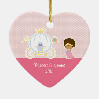 Décoration En Céramique L'ornement personnalisé de la fille de princesse