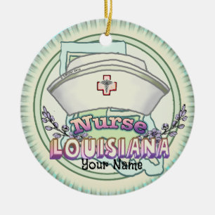 Décoration En Céramique Louisiana Nurse