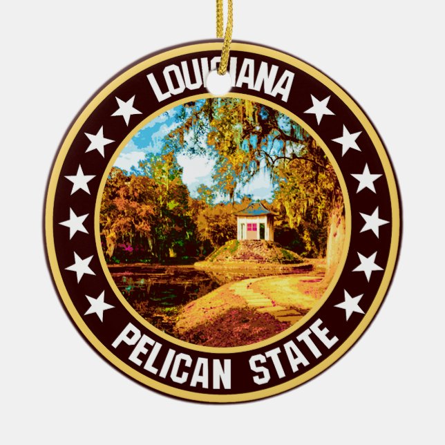 Décoration En Céramique Louisiane (Devant)