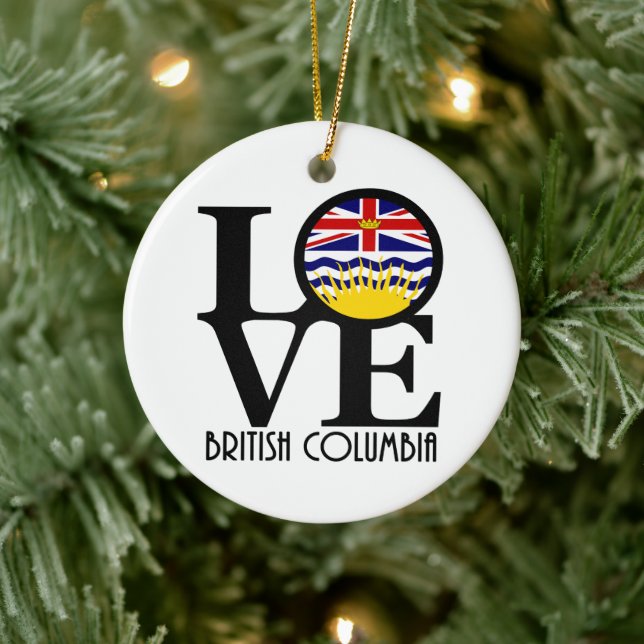 Décoration En Céramique LOVE (Colombie-Britannique) (Arbre)