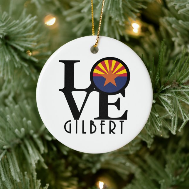 Décoration En Céramique LOVE Gilbert Arizona (Arbre)