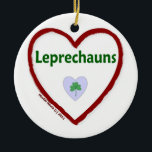 Décoration En Céramique Love Leprechauns<br><div class="desc">Irlandais ou non,  rendez-vous le matin pour vous et Bonne Saint Patrick ! Célébrez la journée et partagez les festivités avec ces dessins de Blue Beach Song,  des paroles irlandaises,  des bénédictions et des proverbes...  et que votre maison soit toujours trop petite pour accueillir tous vos amis !</div>