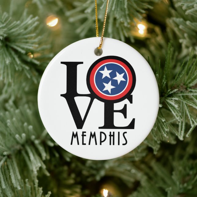 Décoration En Céramique LOVE Memphis (Arbre)