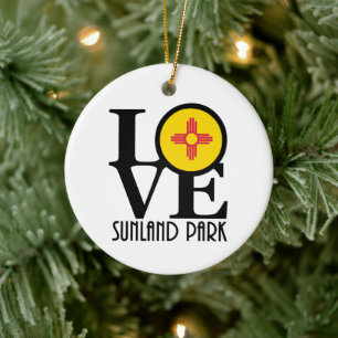 Décoration En Céramique LOVE Sunland Park Nouveau-Mexique