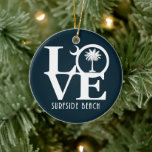 Décoration En Céramique LOVE Surfside Beach SC<br><div class="desc">Pour l'amour de la maison,  Surfside Beach,  Caroline du Sud</div>