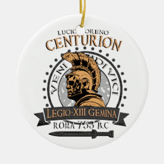Décoration En Céramique Lucius Voreno, un célèbre Centurion romain Baby Ro