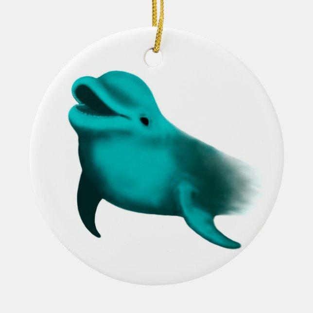 Décoration En Céramique Lucky Dolphin (Devant)