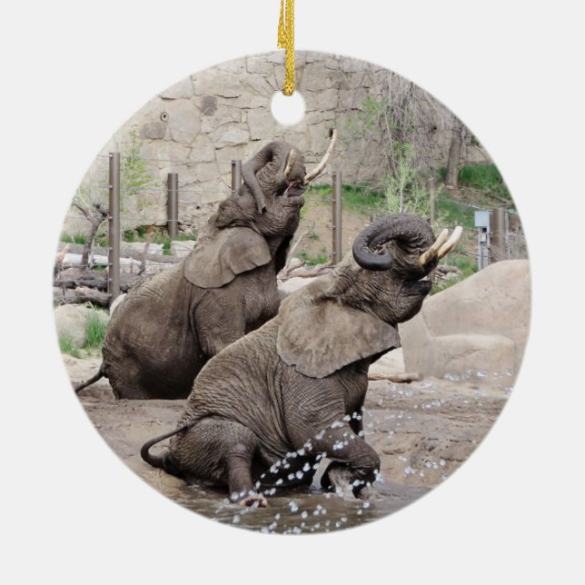 Décoration En Céramique Lucky et Kimba 2014 (Dos)