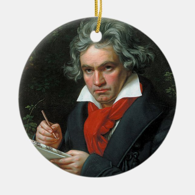 Décoration En Céramique Ludwig van Beethoven, 1820 (Devant)