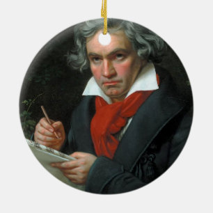 Décoration En Céramique Ludwig van Beethoven Portrait