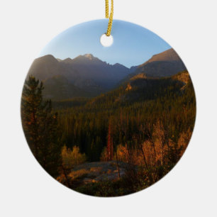 Décoration En Céramique Lumière du matin sur les montagnes Rocheuses à l'a