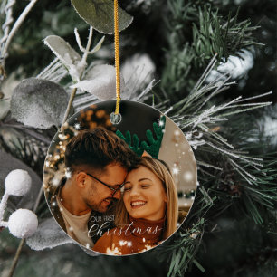 Décoration En Céramique Lumières Étincelantes Notre première photo ronde d