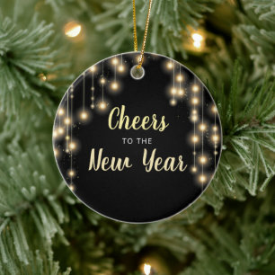 Décoration En Céramique Lumières suspendues Jour de l'An