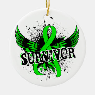 Décoration En Céramique Lymphome du survivant 16