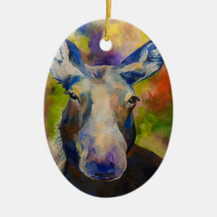 Décoration En Céramique M. Moosey Moose Ceramic Ornament