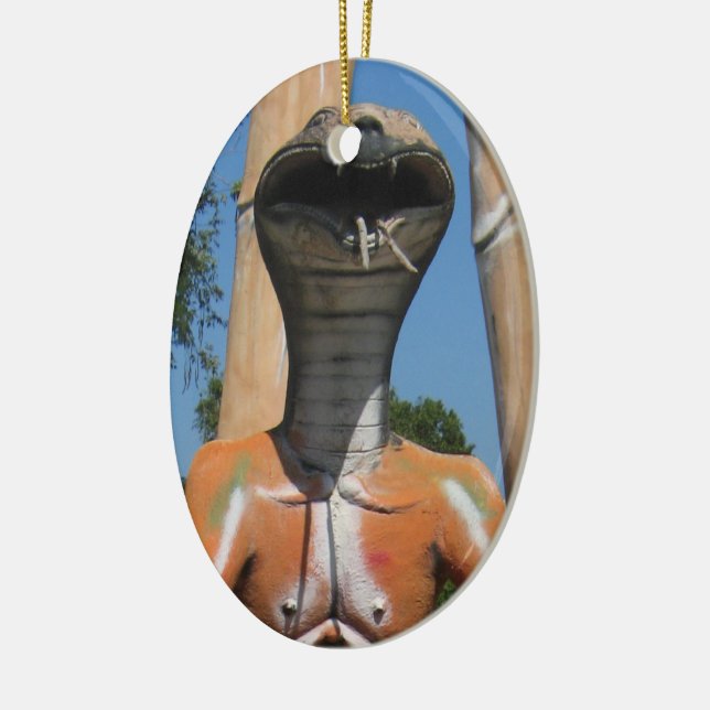 Décoration En Céramique M. Snake AKA Cobra Head ... Enfer bouddhiste (Gauche)