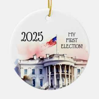 Décoration En Céramique Ma première élection, j'ai voté