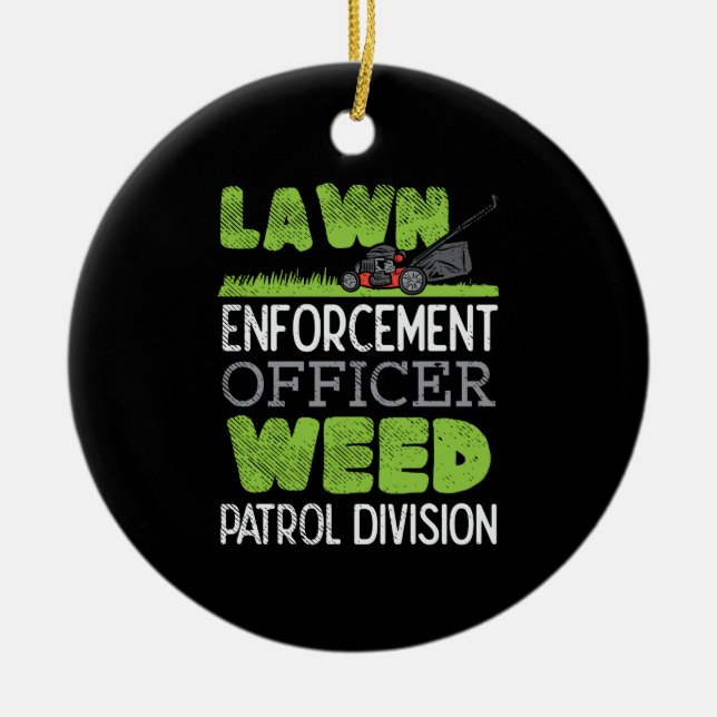 Décoration En Céramique Machine à gazon (Devant)