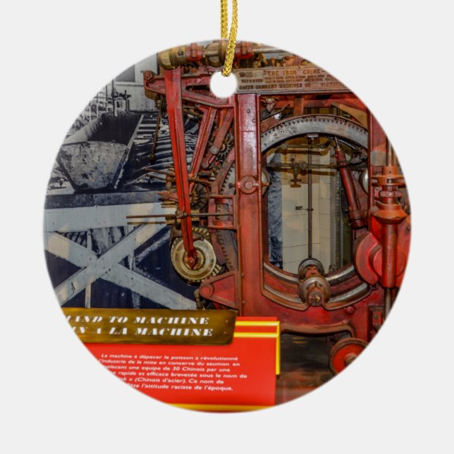 Décoration En Céramique Machine-outil, village de Stevenson (Devant)