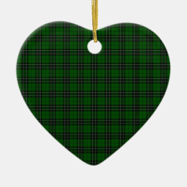 Décoration En Céramique MacLean Tartan (Devant)