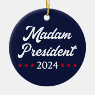Décoration En Céramique Madame la Présidente 2024 I - Kamala Harris