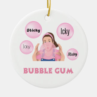 Décoration En Céramique Mademoiselle Rachel Ornament - Bâton Icky, Bubbleg