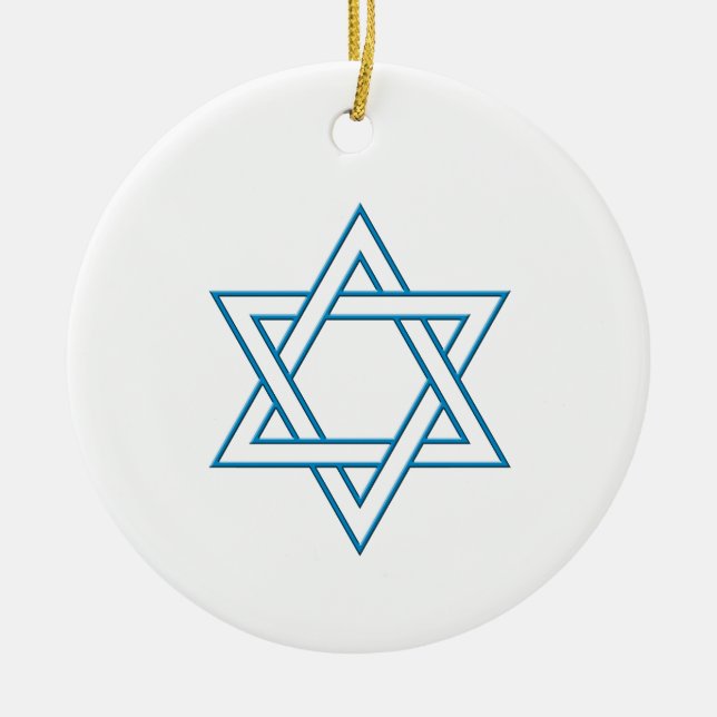 Décoration En Céramique Magen David (Devant)