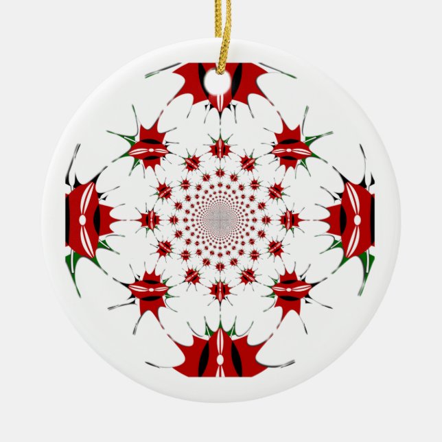 Décoration En Céramique Magic Kenya : Kaleidoscope 🇰 identité culturelle  (Devant)