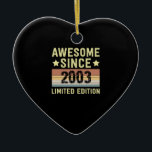 Décoration En Céramique Magnifique depuis 2003 Anniversaire<br><div class="desc">1</div>