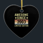 Décoration En Céramique Magnifique depuis 2003 Anniversaire<br><div class="desc">1</div>