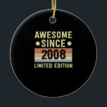 Décoration En Céramique Magnifique depuis 2008 Anniversaire<br><div class="desc">1</div>