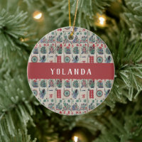 Mahjong Carreaux Motif céramique personnalisée Orn