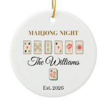 Mahjong personnalisé de Noël