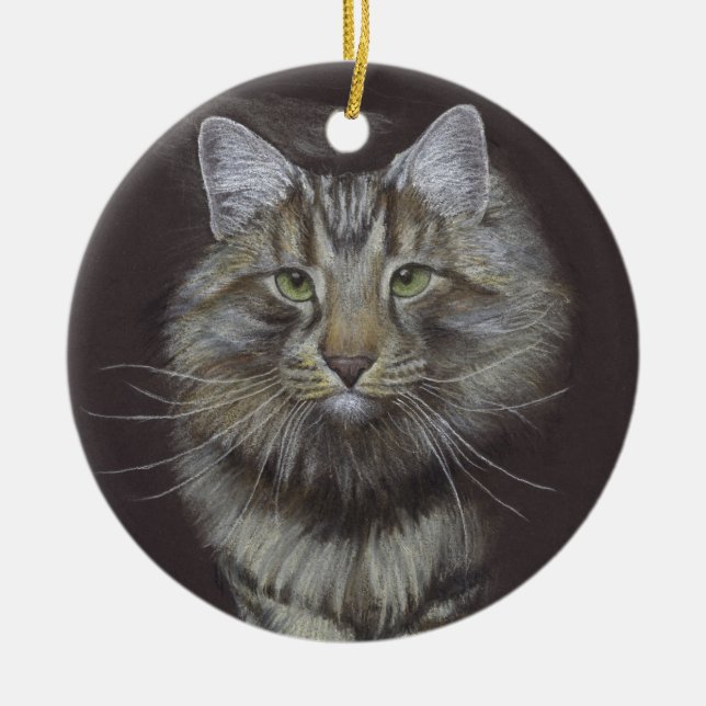 Décoration En Céramique Maine Coon (Devant)