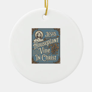 Décoration En Céramique Maison de Jésus Plante grimpante Dans le Christ Jé